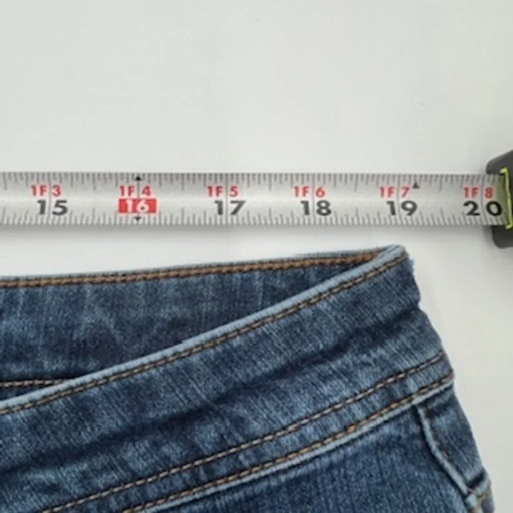 Seven7 Mens Straight Fit Jeans Blue Medium‎ Wash Stretch W38 L30